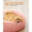 Dog Bed – Plush – Pink – Soft Surface, 50 cm