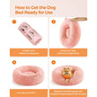 Dog Bed – Plush – Pink – Soft Surface, 50 cm