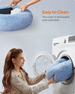 Dog Bed – Soft Plush – Pale Blue – 60 cm Diameter