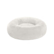 Dog Bed – Soft Plush – Cloud White – Fluffy Design