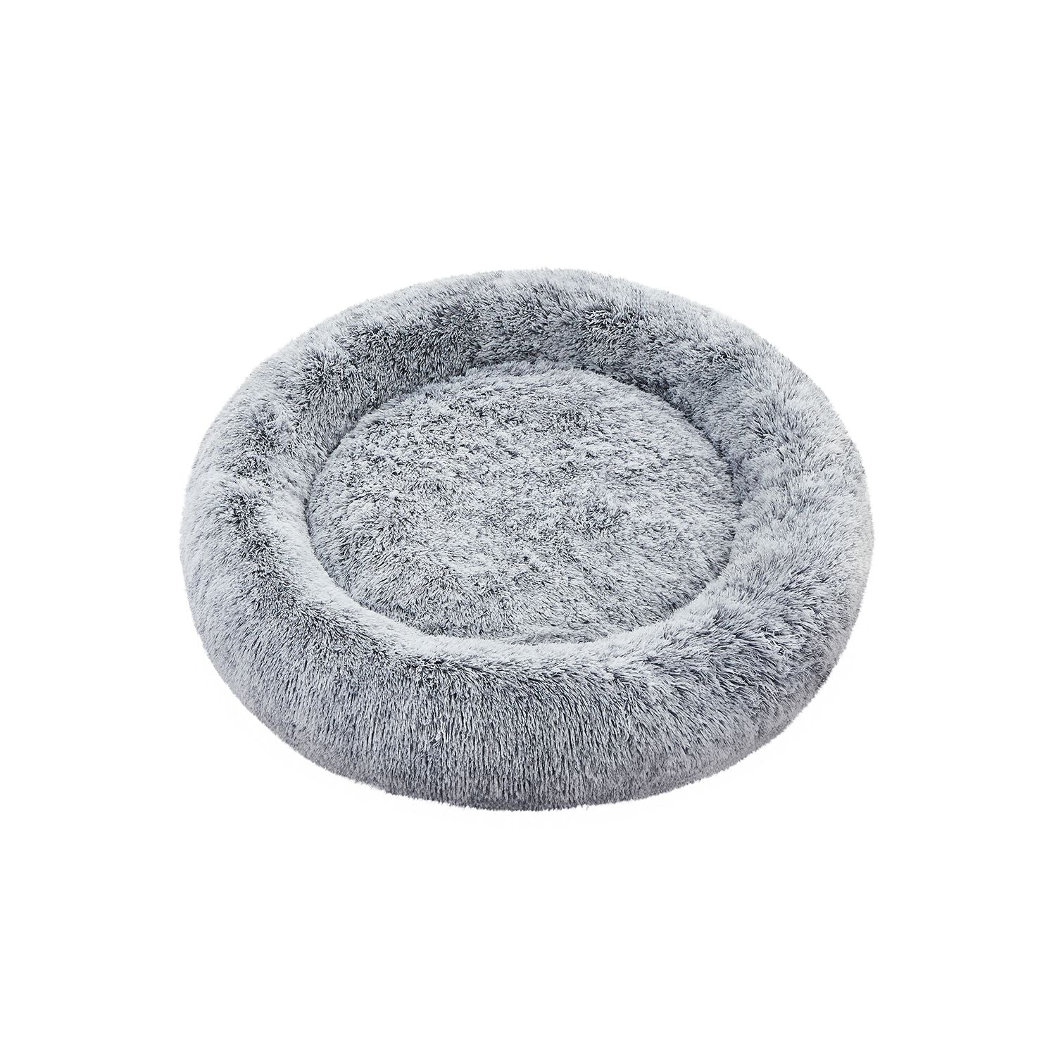 Dog Bed – Soft Plush – Grey – 100 cm