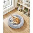 Dog Bed – Soft Plush – Grey – 100 cm