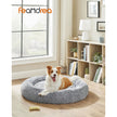 Dog Bed – Soft Plush – Grey – 100 cm