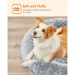 Dog Bed – Soft Plush – Grey – 100 cm