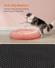 Dog Bed – Plush – Pink – Washable Cover, 100 cm Wide