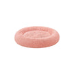 Fluffy Dog and Cat Bed – Soft Plush – Pink – Washable Cover, 120 cm Wide