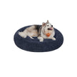 Fluffy Dog Bed – Soft Plush – Dark Grey – 140 cm