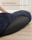 Fluffy Dog Bed – Soft Plush – Dark Grey – 140 cm