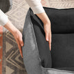 Medium-Size Washable Dog Bed – Reversible Fabric – Grey and Dark Grey – Premium Comfort