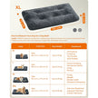 Dog Bed – Fluffy Mattress – Dark Grey – Machine Washable, Multipurpose, 110 x 73 cm