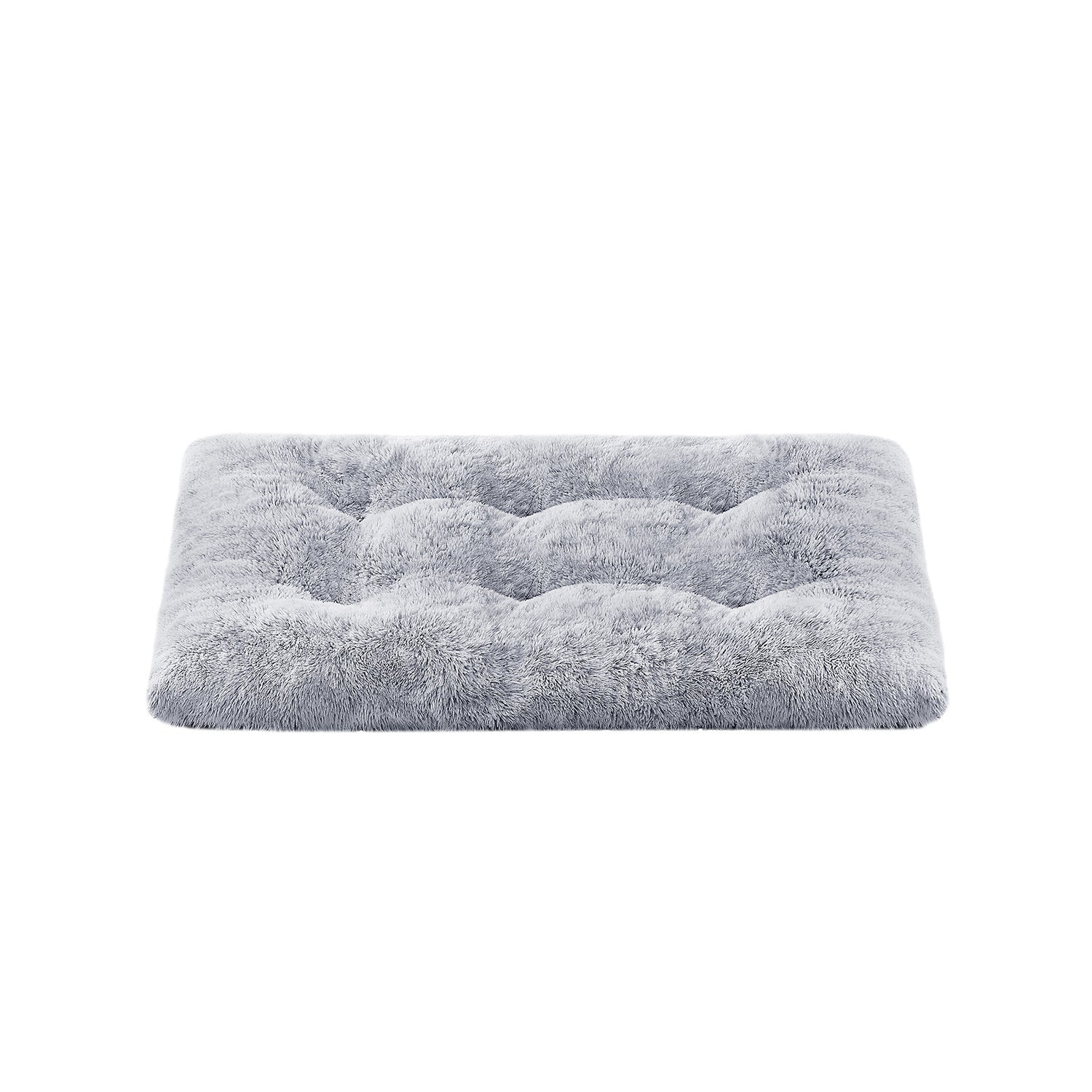 Dog Bed – Fluffy Fabric – Dark Grey Ombré – Machine Washable, Multipurpose