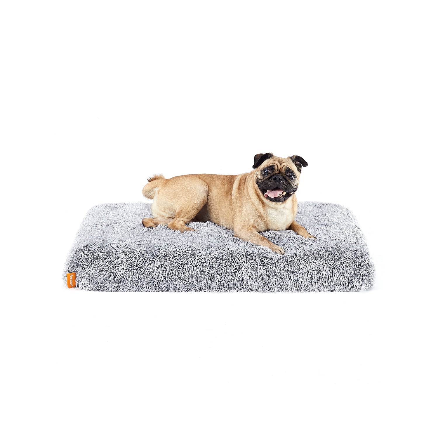 Dog Bed – Egg Crate Foam – Grey Ombré – Removable Washable Cover 80 x 50 x 8 cm