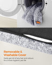 Dog Bed – Egg Crate Foam – Grey Ombré – Removable Washable Cover 80 x 50 x 8 cm