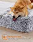 Dog Bed – Egg Crate Foam – Grey Ombré – Removable Washable Cover