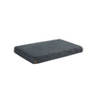 Dog Bed – Egg Crate Foam – Dark Grey – Fluffy Mattress with Removable Washable Cover