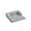 Dog Sofa Bed – Fabric – Grey Ombré – Calming Design for Large Dogs
