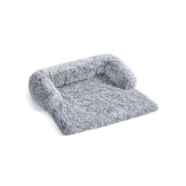Dog Sofa Bed – Fabric – Cloud White – Calming Design for Medium Dogs