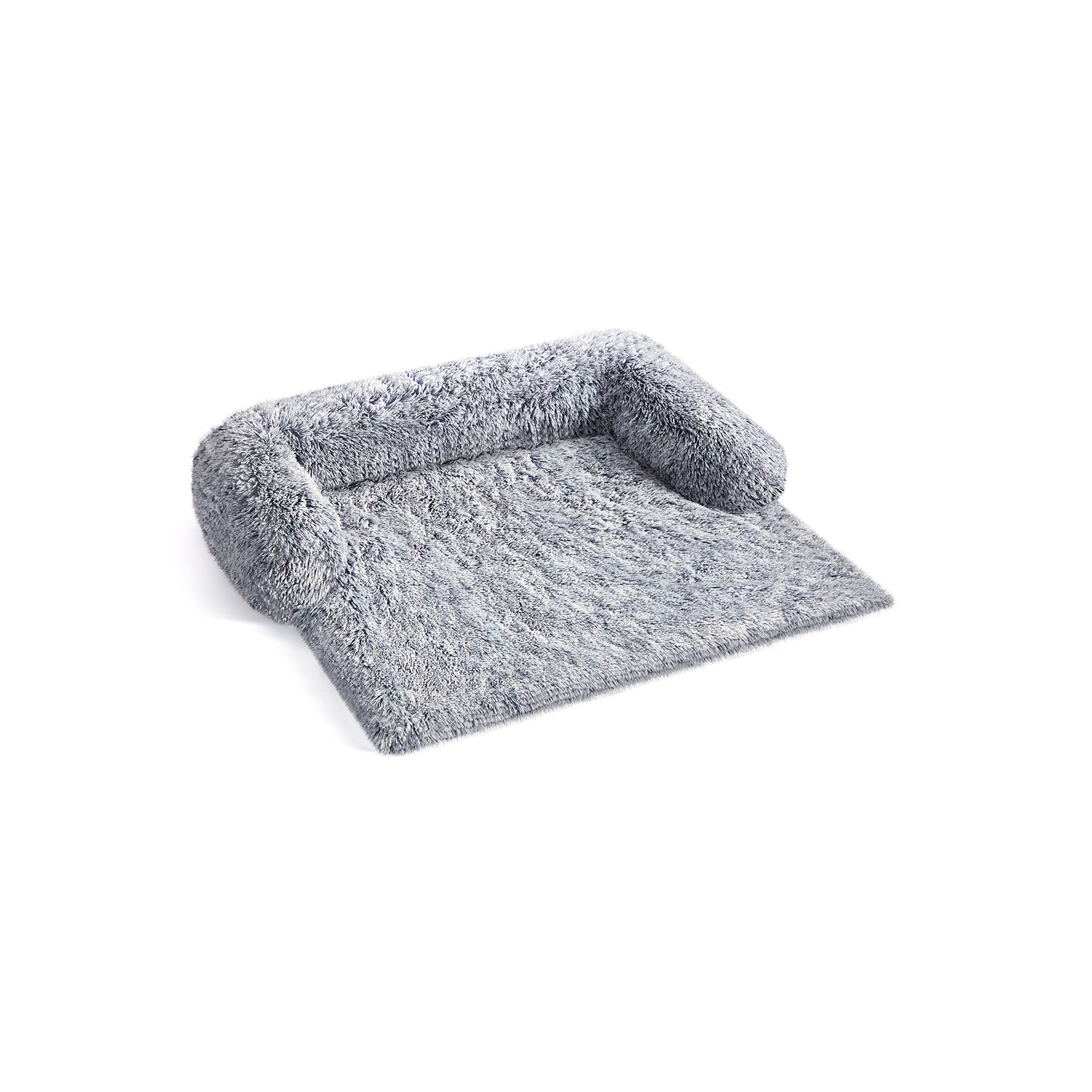 Dog Sofa Bed – Fabric – Grey Ombré – XXL, Calming Design
