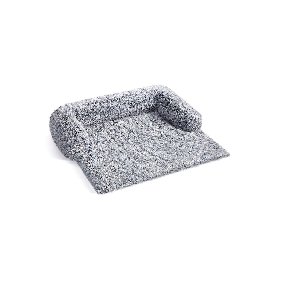 Dog Sofa Bed – Fabric – Grey Ombré – XXL, Calming Design