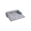 Dog Sofa Bed – Fabric – Grey Ombré – XXL, Calming Design