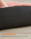 Dog Sofa Bed – Fluffy Fabric – Pink – Calming Design for Medium Dogs