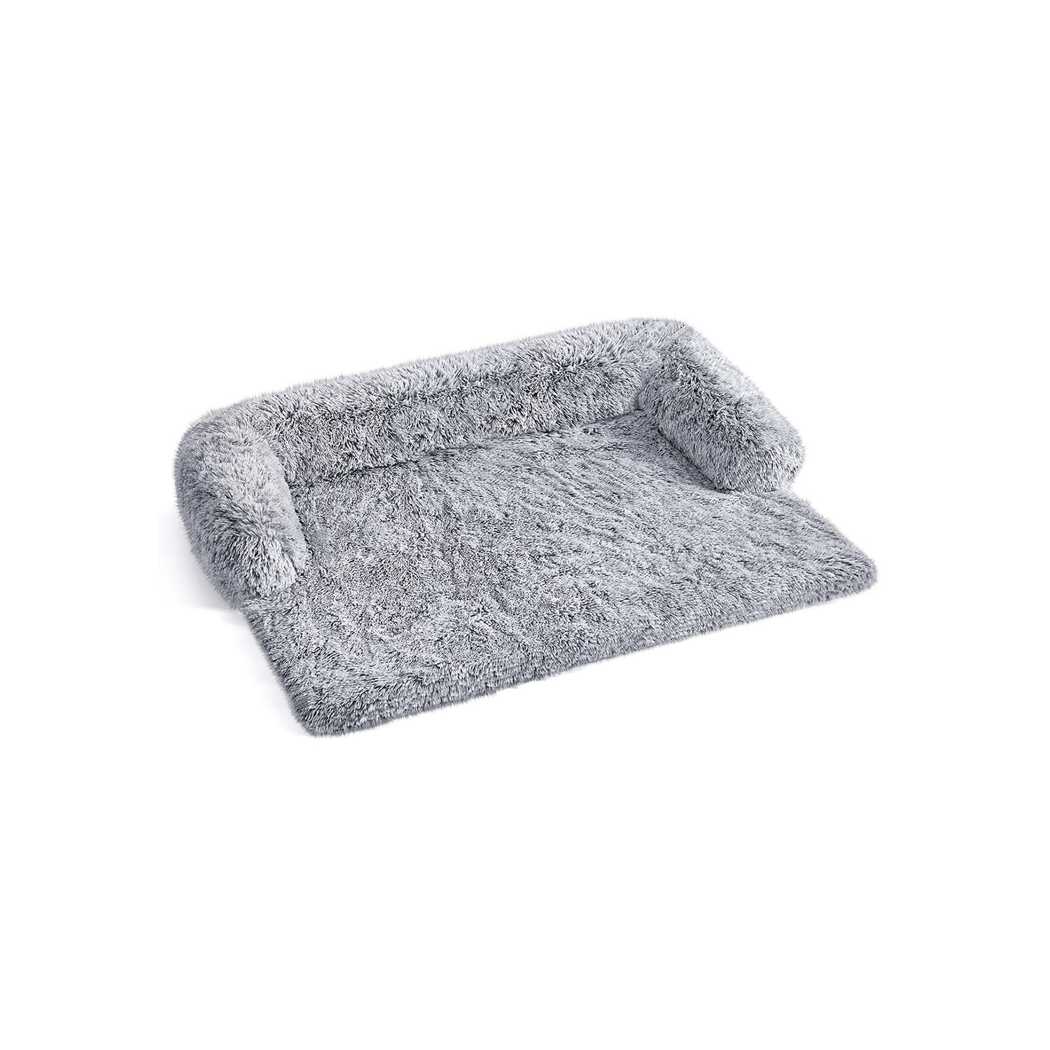 Dog Sofa Bed – Fabric – Grey – Calming Design for Large Dogs, XXL Size