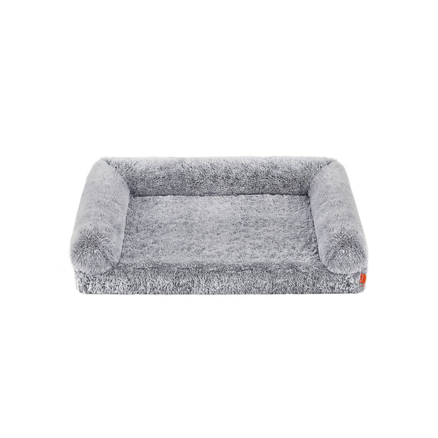 XXL Orthopedic Dog Sofa Bed – Egg Crate Foam – Neutral Color – Removable Washable Cover for Large Dogs