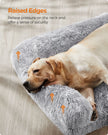 XXL Orthopedic Dog Sofa Bed – Egg Crate Foam – Neutral Color – Removable Washable Cover for Large Dogs