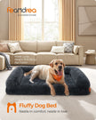 Dog Sofa Bed – Foam – Dark Grey – XXL for Large Dogs