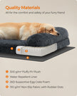 Dog Sofa Bed – Foam – Dark Grey – XXL for Large Dogs