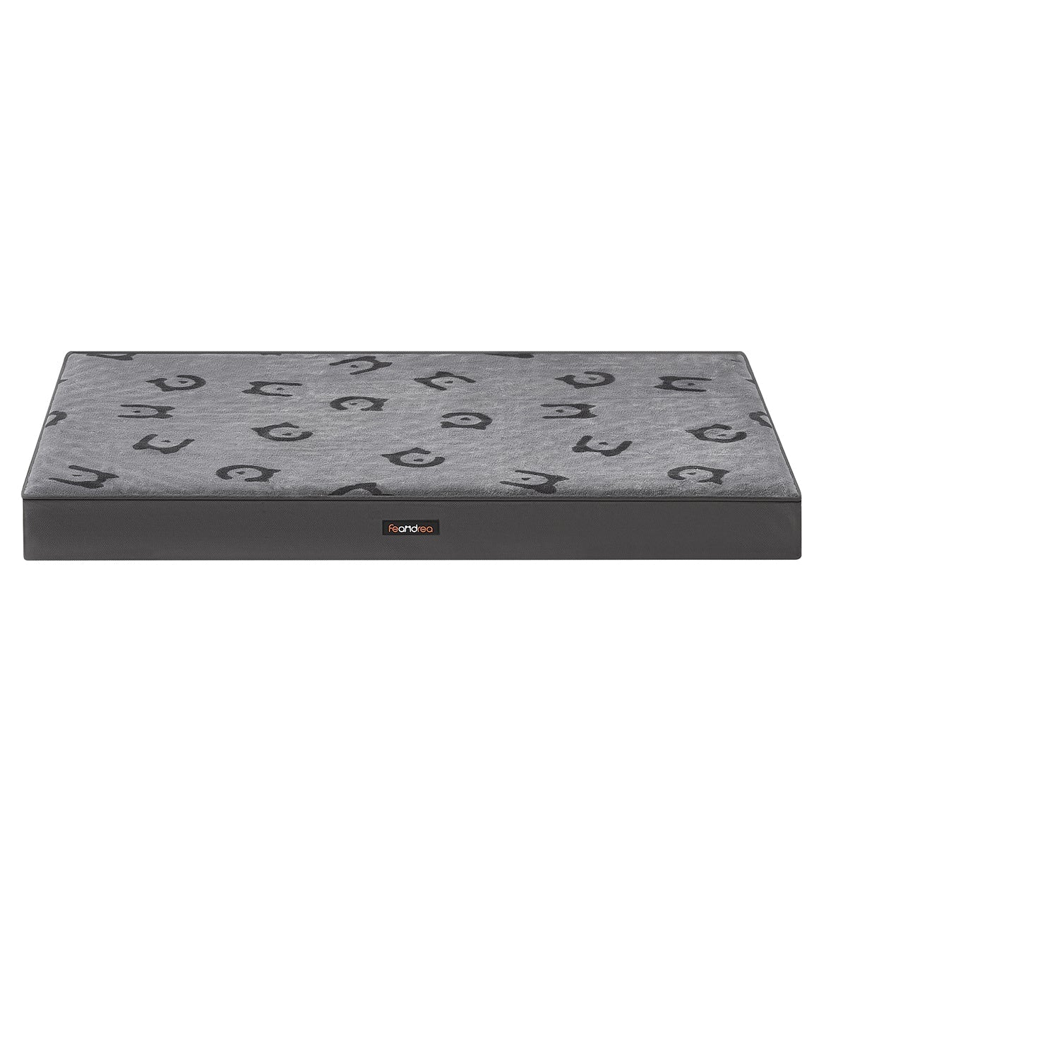 Orthopedic Dog Bed – Egg Crate Foam – Dove Grey – Waterproof Removable Cover