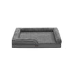 Orthopedic Dog Bed – Memory Foam – Slate Grey – Removable Washable Cover, Waterproof Liner
