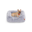 Dog Bed – Soft Padding – Grey Ombré – Removable and Machine Washable Cover, Non-Slip