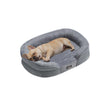 Orthopaedic Dog Sofa – Egg Crate Foam – Light Grey – Waterproof and Machine Washable