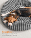 Large Dog Bed – Soft Padding – Dove Grey – Washable and Non-Slip