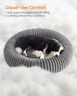 Extra Large Dog Bed – Soft Padding – Dove Grey – Washable and Non-Slip