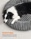 Extra Large Dog Bed – Soft Padding – Dove Grey – Washable and Non-Slip