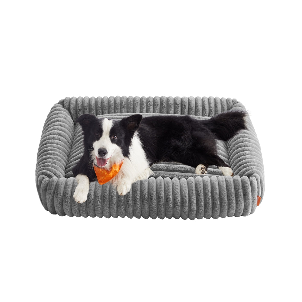 Large Dog Sofa Bed – Soft Padding – Dove Grey – Washable