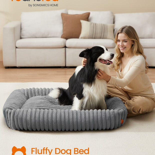 Large Dog Sofa Bed – Soft Padding – Dove Grey – Washable