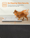 Dog Cat Bed – Polyester – Dove Grey – Machine Washable, Non-Slip, 60 x 45 cm