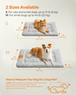 Dog and Cat Bed – PP – Dove Grey – Machine Washable, Non-Slip, 90 x 65 cm