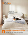 Waterproof Dog Blanket – Sherpa Fleece – Grey Ombré – Extra Large, Double-Sided Reversible