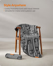 Pack of 3 Flannel Pet Blankets – Flannel – Slate Grey – Washable, 73 x 63 cm