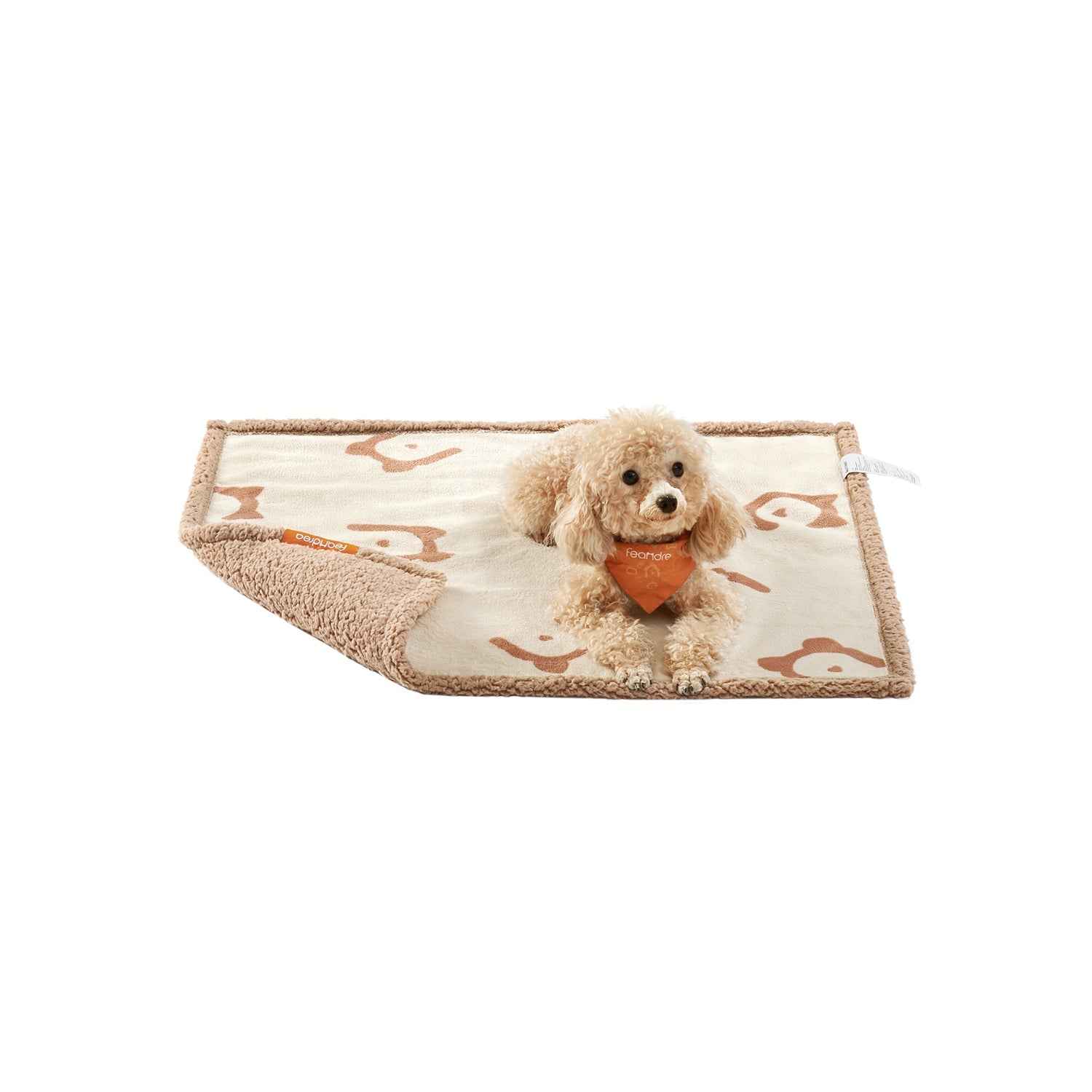 Dog Blanket – Sherpa Fleece – Grey – Waterproof and Reversible, Machine Washable