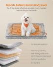 Pet Bed Mat – Fabric – Dove Grey – Machine Washable, Sofa Protector, 60 x 45 cm