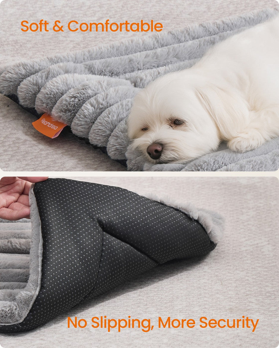 Pet Bed Mat – Fabric – Dove Grey – Machine Washable, Sofa Protector, 60 x 45 cm