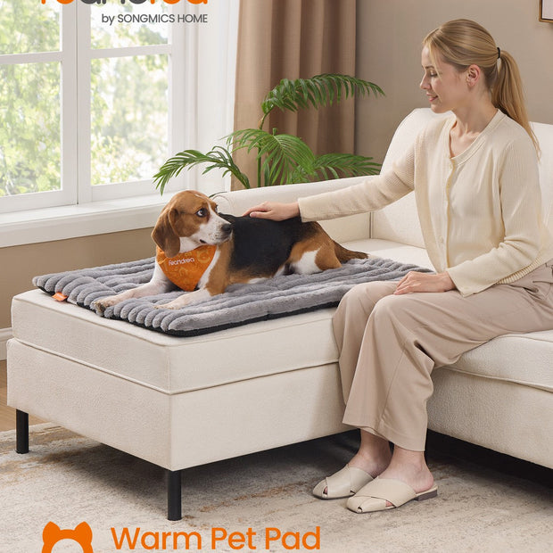 Pet Blanket – Polyester – Dove Grey – Machine Washable, 90 x 65 cm