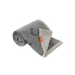Waterproof Dog Blanket – Sherpa Fleece – Grey – Machine Washable, Reversible Design