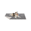 XXXL Waterproof Sherpa Fleece Dog Blanket – Sherpa Fleece – Grey – Reversible and Machine Washable