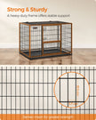 Heavy-Duty Dog Crate – Metal – Black – XL with Removable Doors and Easy Cleaning